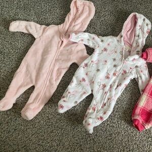 Baby Girl pink Jumpsuit 0-3m